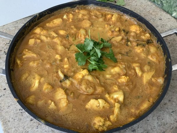 Cauliflower & Peanut Curry